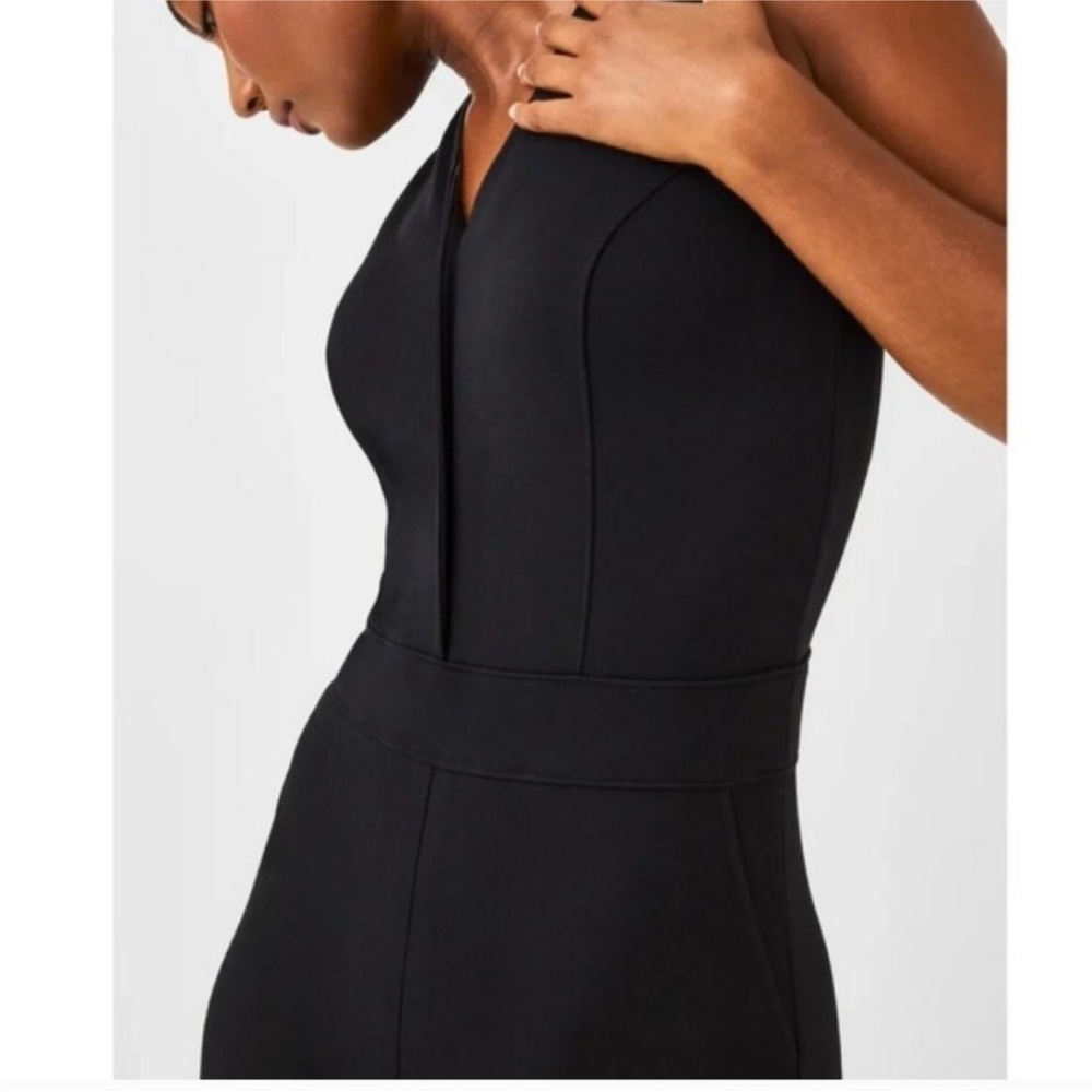 SPANX Perfect Sleeveless Jumpsuit in Black - Picture 2 of 11